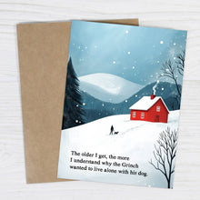 Load image into Gallery viewer, The Older I Get - Funny Dog Lover Christmas Card