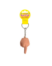 Load image into Gallery viewer, Super Fun Middle Finger Key Chain