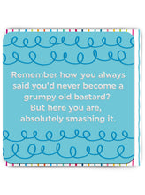 Load image into Gallery viewer, Funny Birthday Card - Grumpy Bastard