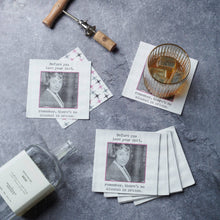 Load image into Gallery viewer, No Alcohol In Prison Beverage Napkin