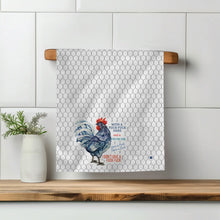 Load image into Gallery viewer, &quot;With a Fuck Fuck Here funny kitchen tea towel&quot;

&quot;Humorous waffle weave dish towel with bold text&quot;

&quot;Novelty microfiber tea towel for kitchen decor&quot;​

