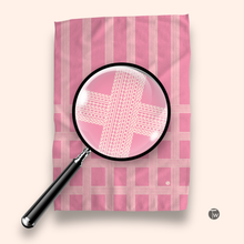 Load image into Gallery viewer, Vintage Pink Shitshow Illusion Kitchen Towel