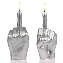 Load image into Gallery viewer, Middle Finger Candle - Hand Gesture FCK You Candle