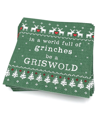 Funny Christmas Cocktail Napkins | Be a Griswold - 20ct