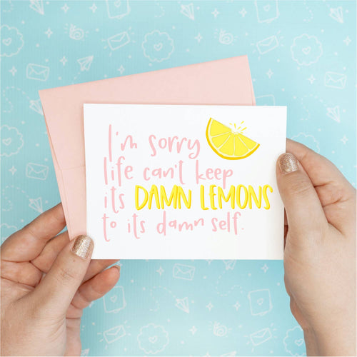 Damn Lemons Card