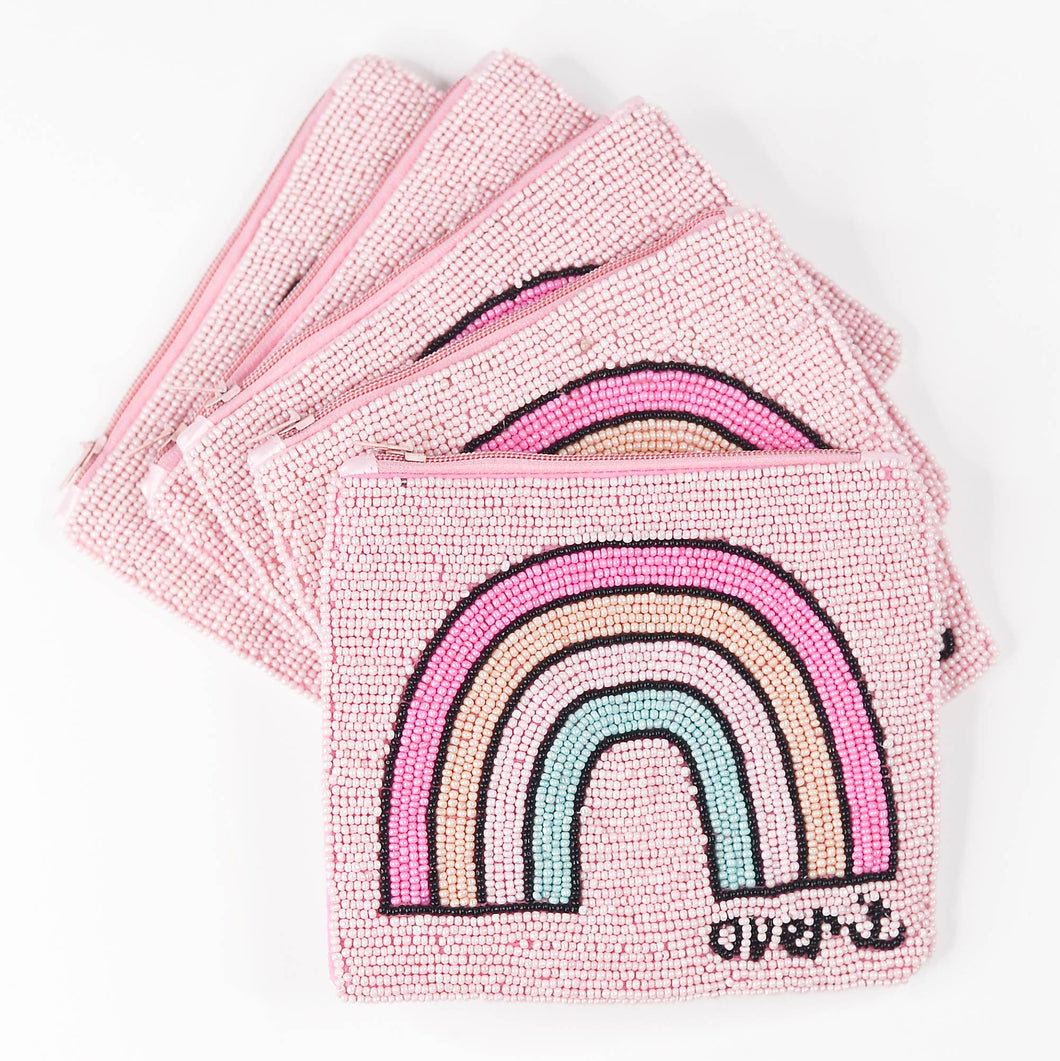 Over It Beaded Coin Purse