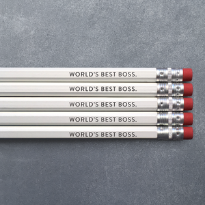 World's Best Boss - Pencil Pack of 5