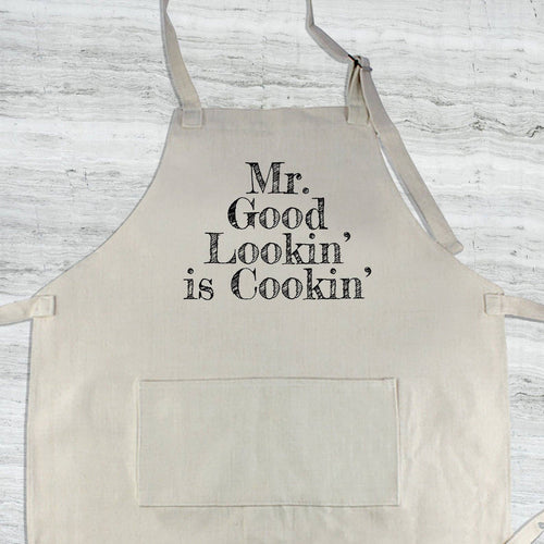 Mr. Good Lookin' is Cookin' Apron