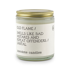 Old Flame (Santal) Glass Jar Candle
