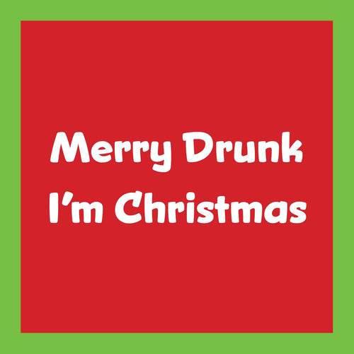 Christmas Merry Drunk Card