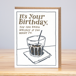 Birthday Whiskey Card