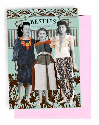 Besties Greeting Card