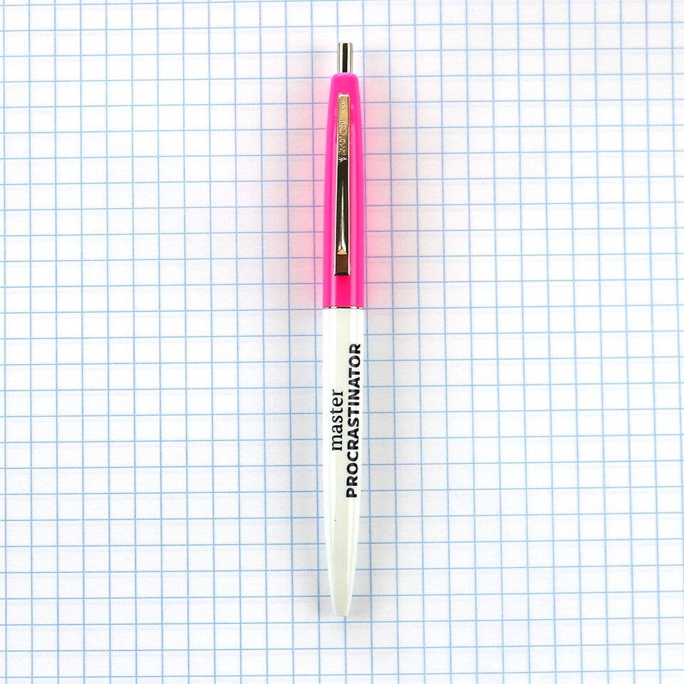 Master Procrastinator Pen