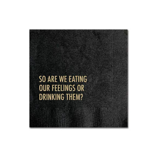 Drinking Feelings Cocktail Napkin