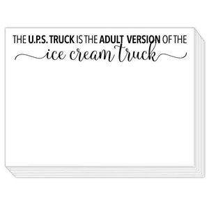 The Ups Truck Slab Pad / Notepad