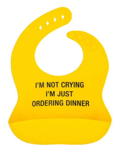 Ordering Dinner Silicone Bib