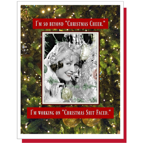Christmas Shit Faced Card