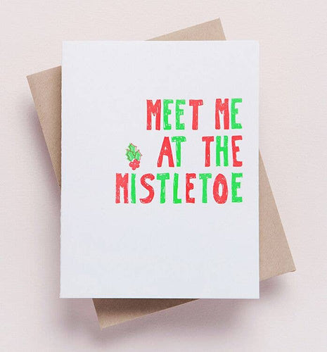Mistletoe Christmas Card