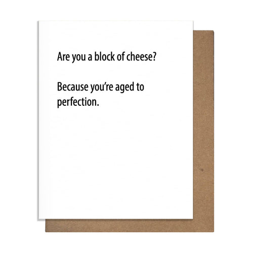 Block of Cheese Birthday Card