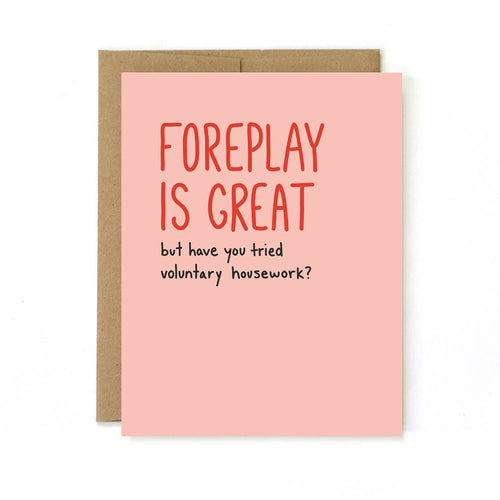 Valentines Day Card - Foreplay