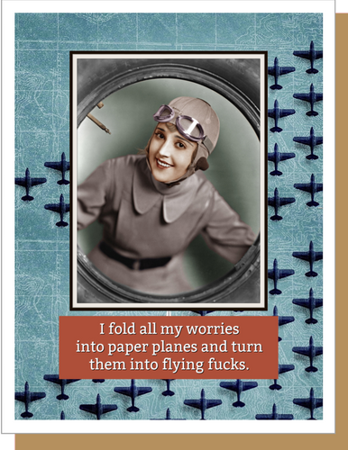 Flying Fucks Card