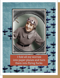 Flying Fucks Card