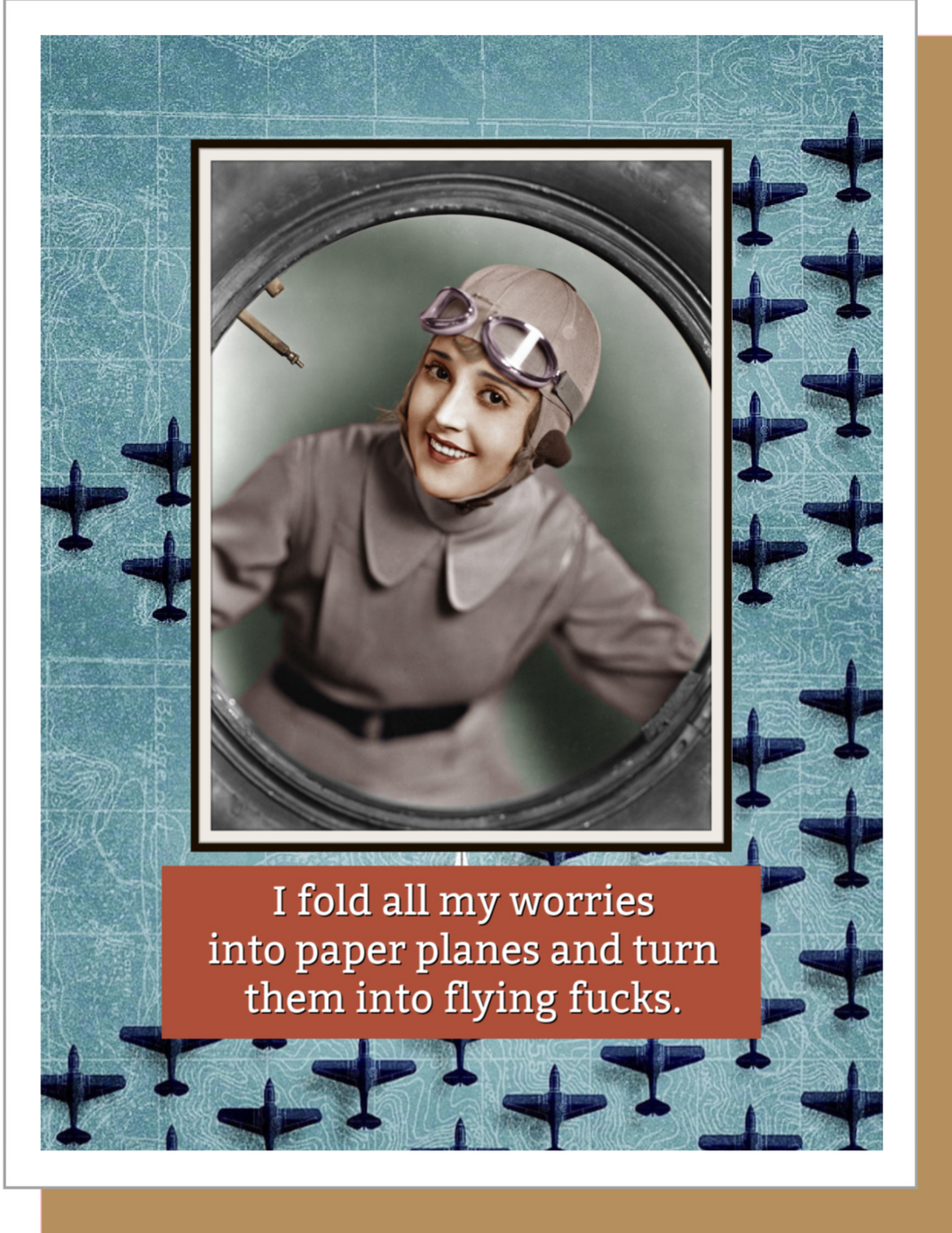 Flying Fucks Card