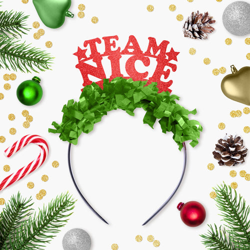 Team Nice Holiday Headband