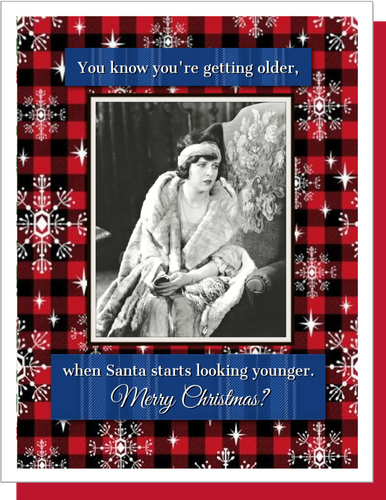 Getting Older Christmas Card