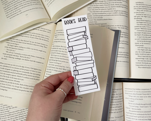 Books Read Book Tracker Bookmark