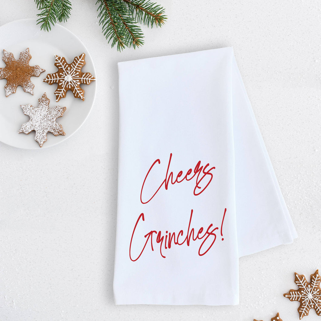Cheers Grinches! - Tea Towel - Holiday