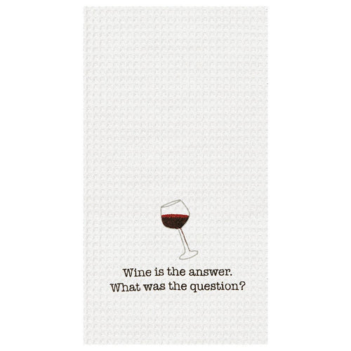Wine is the Answer Towel