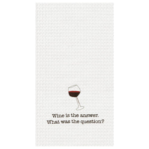 Wine is the Answer Towel