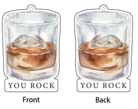 You Rock Bourbon Whiskey Car Air Freshener