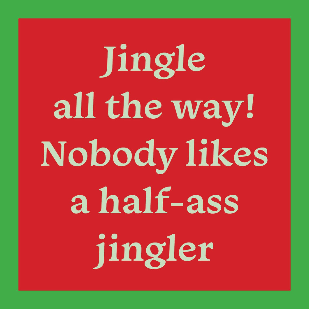 Christmas Half Ass Card