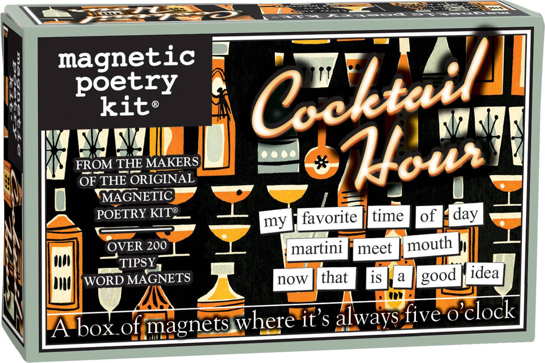 Cocktail Hour Magnet Poetry Kit