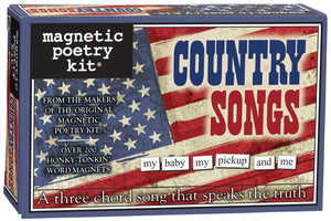 Country Songs Magnetic Poetry Kit