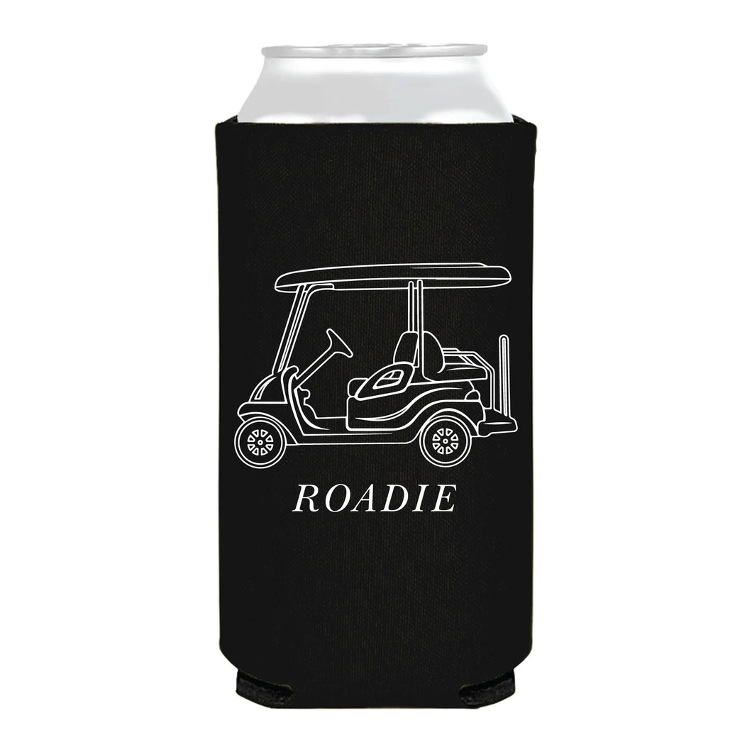 Roadie Golf Cart Cheeky Golf Masters Skinny Slim Can Cooler/ Koozie
