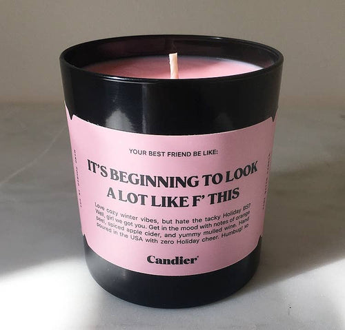 F This Holiday Candle