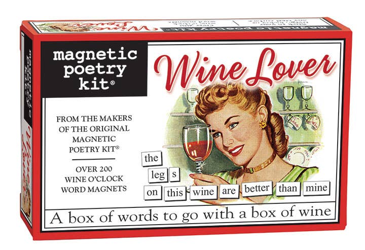 wine lover Magnetic Poetry Kit