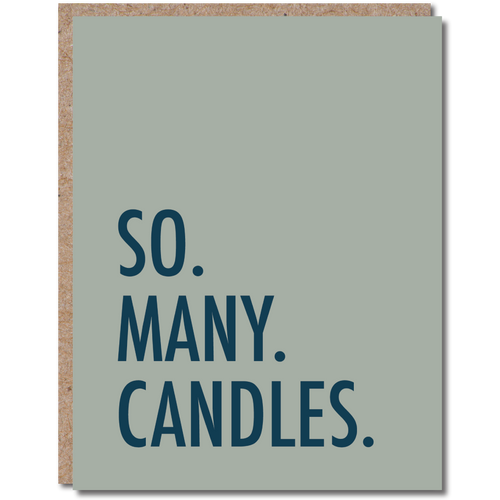 So Many Candles Birthday Card