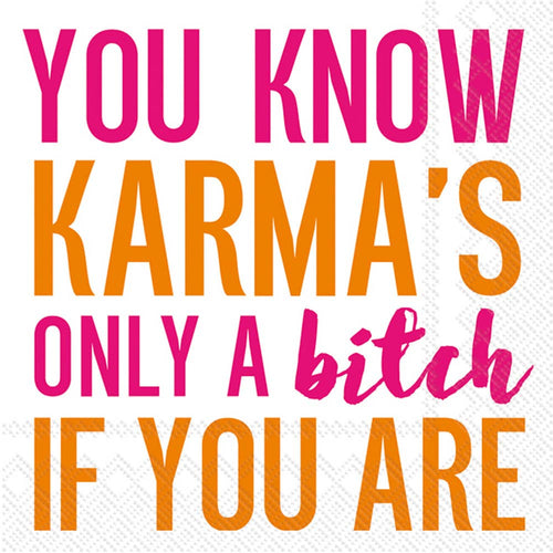 Karma Cocktail Napkin