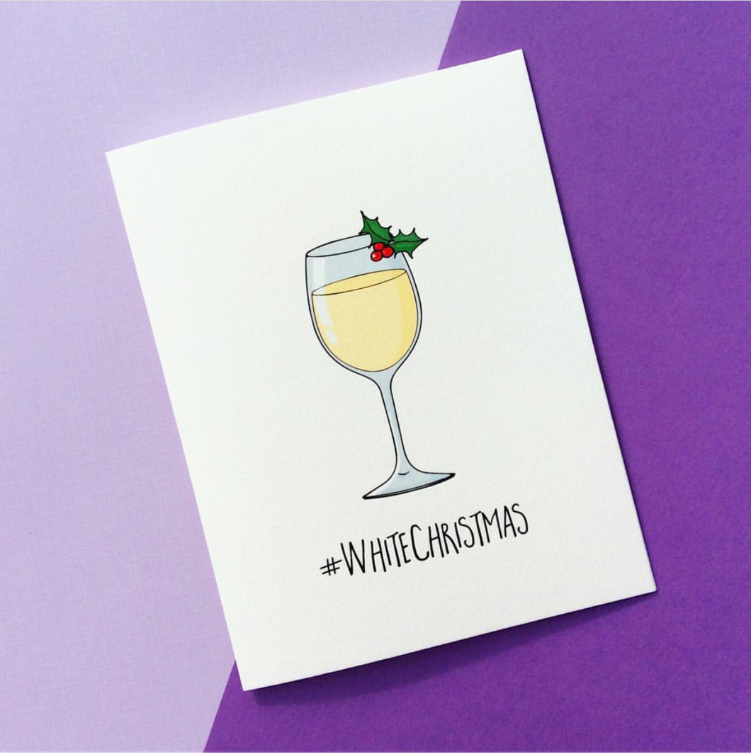 Wine Christmas Card