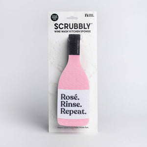 Scrubbly™ Kitchen Sponge: Rosé Rinse Repeat