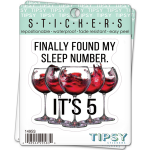 Sleep Number Sticker