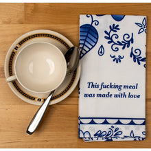Load image into Gallery viewer, This Fucking Meal Was Made with Love cloth napkins-set of 4