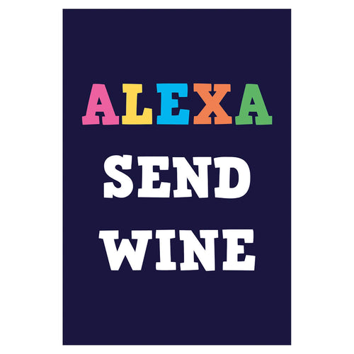 Alexa Send Wine Fridge Magnet