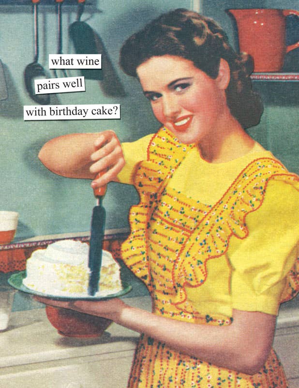 Wine Birthday Card