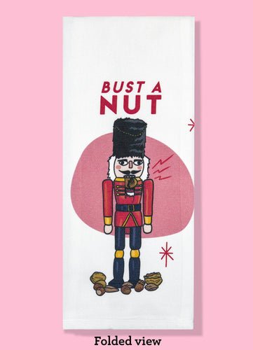 Bust a Nut Dishtowel