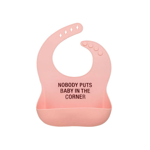 Baby in Corner Silicone Bib